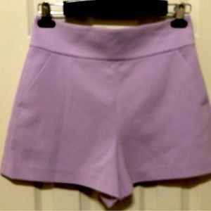 Alice+Olivia Purple Shorts